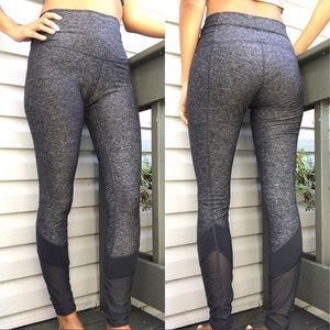 Lululemon Gray Legging with Mesh